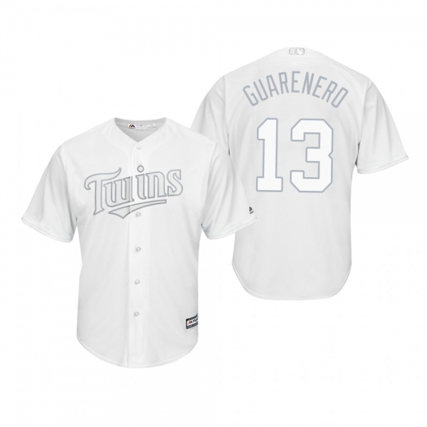 Minnesota Twins Ehire Adrianza Guarenero White 2019 Players' Weekend Replica Jersey