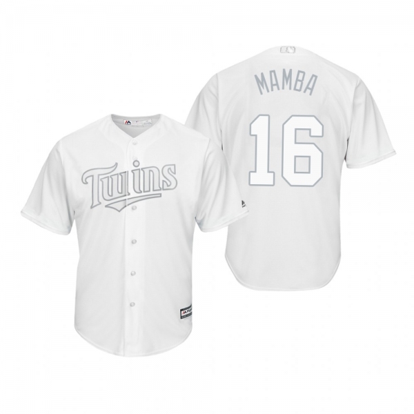 Minnesota Twins Jonathan Schoop Mamba White 2019 Players' Weekend Replica Jersey