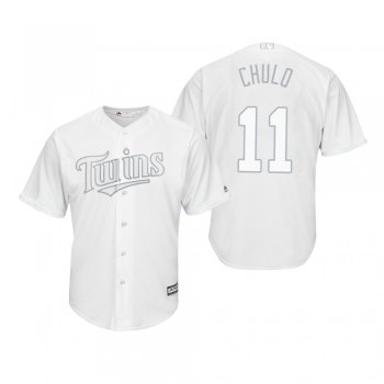 Minnesota Twins Jorge Polanco Chulo White 2019 Players' Weekend Replica Jersey