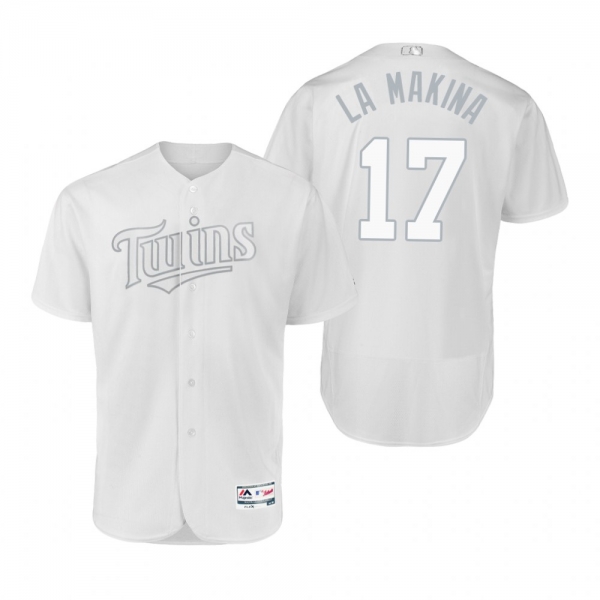 Minnesota Twins Jose Berrios La Makina White 2019 Players' Weekend Authentic Jersey