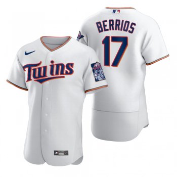 Minnesota Twins Jose Berrios Nike White 2020 Authentic Jersey