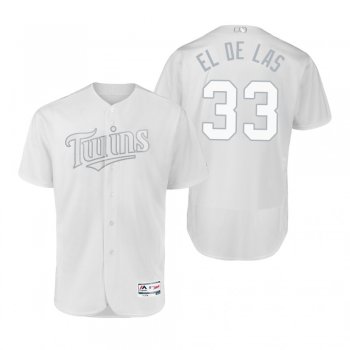 Minnesota Twins Martin Perez El De Las Matas White 2019 Players' Weekend Authentic Jersey