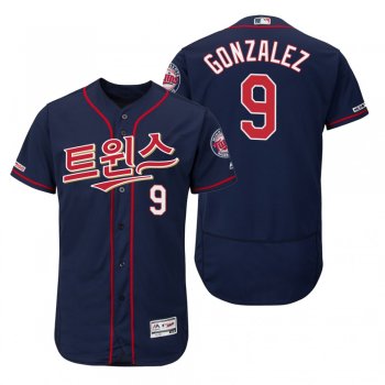 2019 Asian Heritage Month Marwin Gonzalez Navy Korean Flex Base Jersey