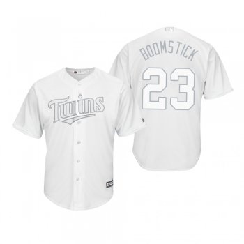 Minnesota Twins Nelson Cruz Boomstick White 2019 Players' Weekend Replica Jersey