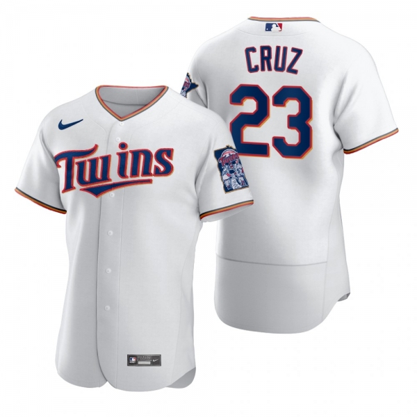 Minnesota Twins Nelson Cruz Nike White 2020 Authentic Jersey