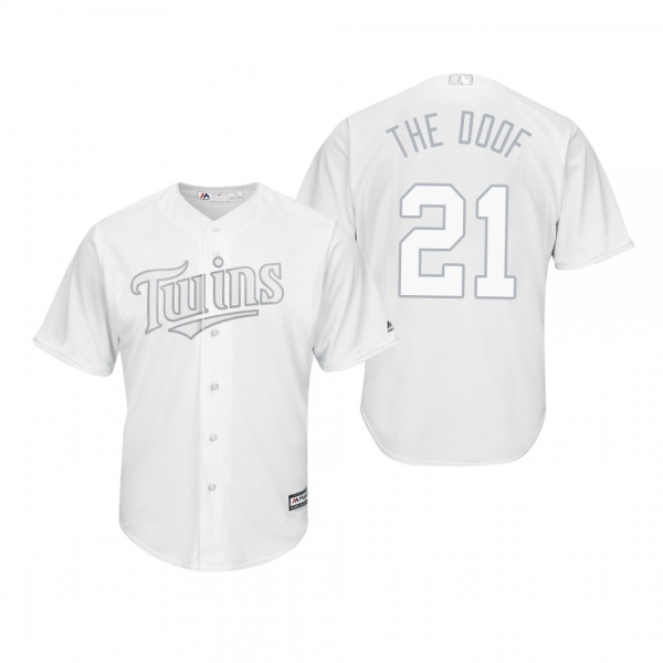 Minnesota Twins Tyler Duffey The Doof White 2019 Players' Weekend Replica Jersey