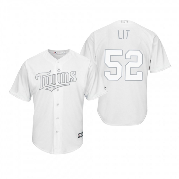 Minnesota Twins Zack Littell Lit White 2019 Players' Weekend Replica Jersey