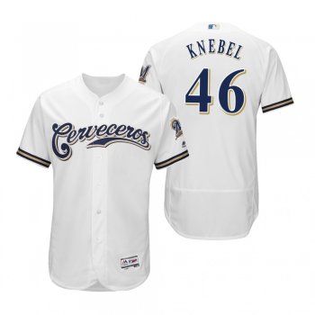 Corey Knebel Milwaukee Brewers White Hispanic Heritage Flex Base Jersey