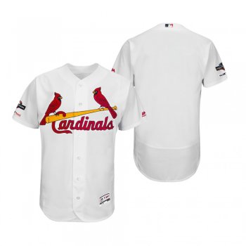 St. Louis Cardinals White 2019 Postseason Flex Base Jersey