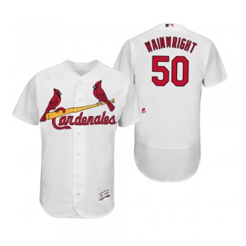 Adam Wainwright St. Louis Cardinals White 2019 Hispanic Heritage Flex Base Jersey