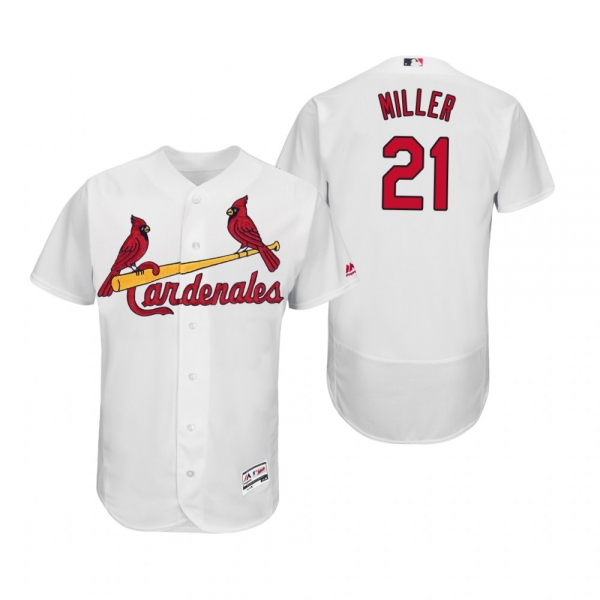 Andrew Miller St. Louis Cardinals White 2019 Hispanic Heritage Flex Base Jersey