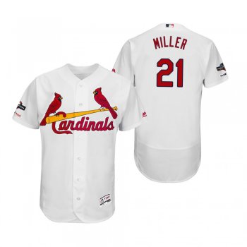 Andrew Miller St. Louis Cardinals White 2019 Postseason Flex Base Jersey