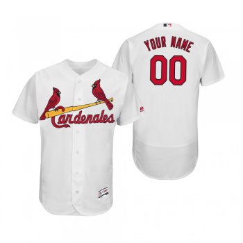 St. Louis Cardinals White 2019 Hispanic Heritage Flex Base Custom Jersey