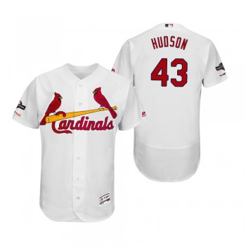 Dakota Hudson St. Louis Cardinals White 2019 Postseason Flex Base Jersey