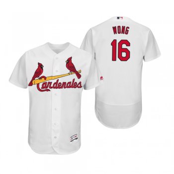 Kolten Wong St. Louis Cardinals White 2019 Hispanic Heritage Flex Base Jersey