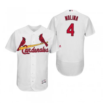 Yadier Molina St. Louis Cardinals White 2019 Hispanic Heritage Flex Base Jersey