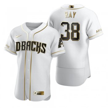 Arizona Diamondbacks Robbie Ray Nike White Authentic Golden Edition Jersey