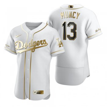 Los Angeles Dodgers Max Muncy Nike White Authentic Golden Edition Jersey