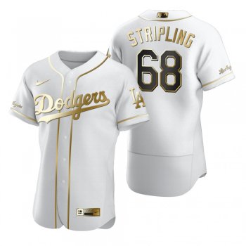 Los Angeles Dodgers Ross Stripling Nike White Authentic Golden Edition Jersey