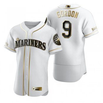 Seattle Mariners Dee Gordon Nike White Authentic Golden Edition Jersey