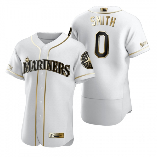 Seattle Mariners Mallex Smith Nike White Authentic Golden Edition Jersey