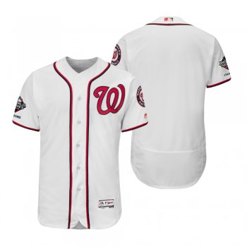 Washington Nationals White 2019 World Series Champions Flex Base Jersey