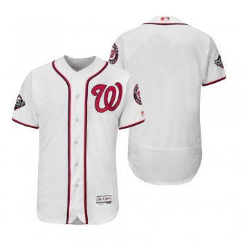 Washington Nationals White 2019 World Series Flex Base Jersey