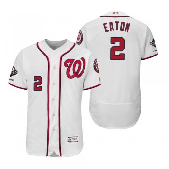 Adam Eaton Washington Nationals White 2019 World Series Champions Flex Base Jersey