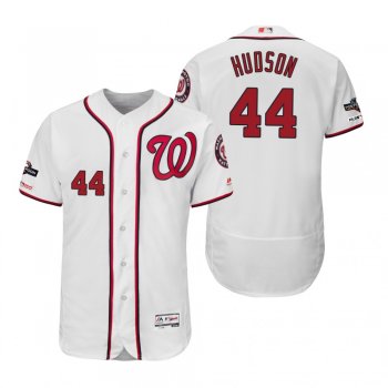 Daniel Hudson Washington Nationals White 2019 Postseason Flex Base Jersey