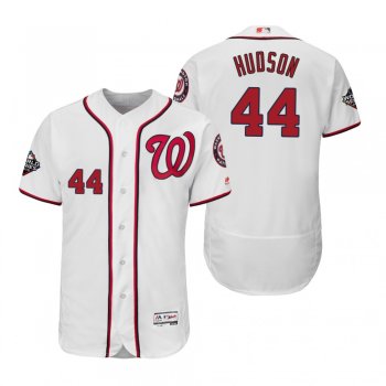 Daniel Hudson Washington Nationals White 2019 World Series Flex Base Jersey