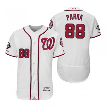 Gerardo Parra Washington Nationals White 2019 World Series Champions Flex Base Jersey