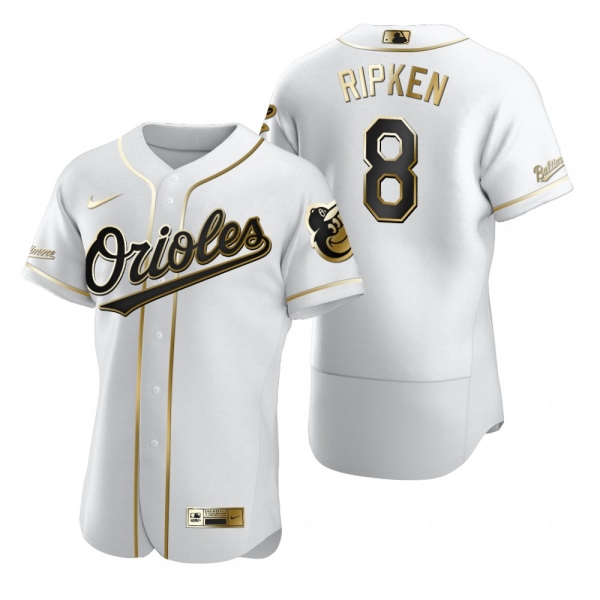 Baltimore Orioles Cal Ripken Jr. Nike White Authentic Golden Edition Jersey