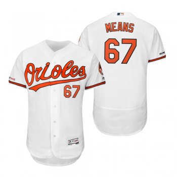 John Means #67 Baltimore Orioles White Flex Base Jersey