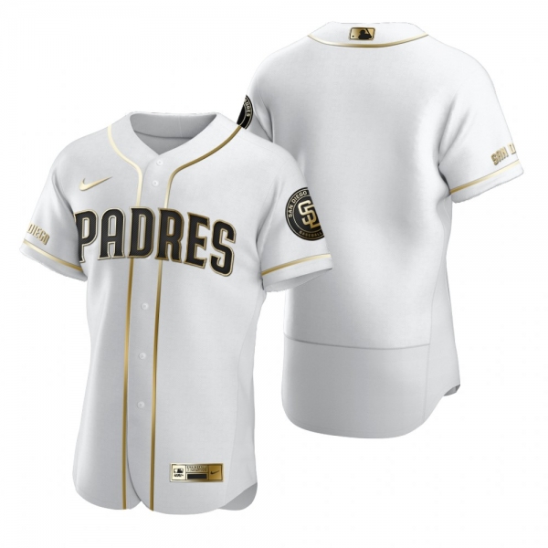 San Diego Padres Nike White Authentic Golden Edition Jersey