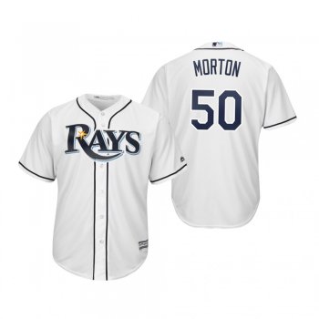 Charlie Morton Tampa Bay Rays White Cool Base Official Jersey