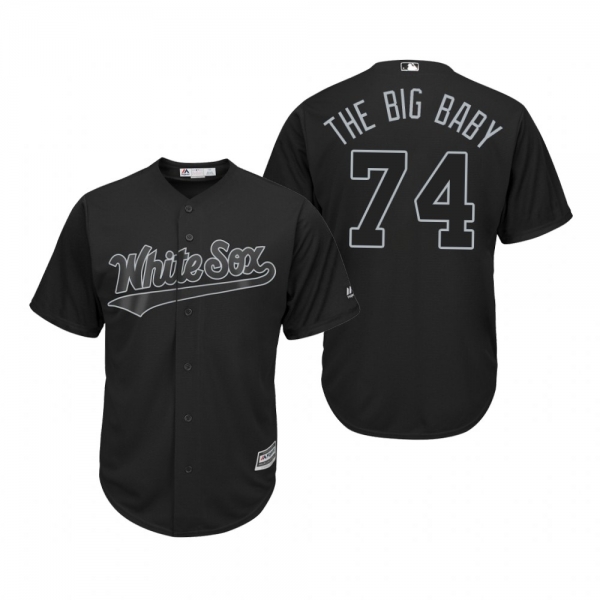 Chicago White Sox Eloy Jimenez The Big Baby Black 2019 Players' Weekend Replica Jersey