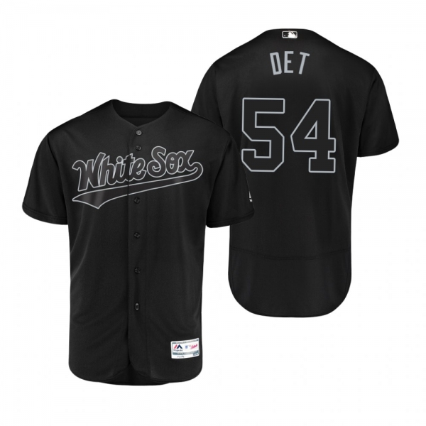 White Sox Ross Detwiler Det Black 2019 Players' Weekend Authentic Jersey