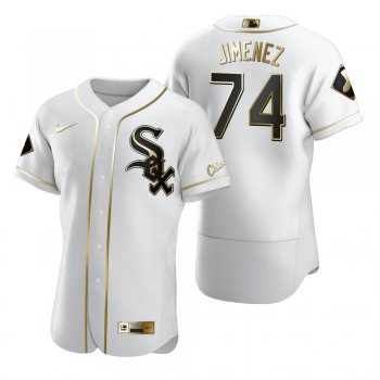 Chicago White Sox Eloy Jimenez Nike White Authentic Golden Edition Jersey