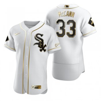 Chicago White Sox James McCann Nike White Authentic Golden Edition Jersey