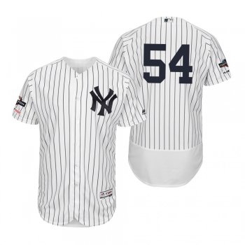 Aroldis Chapman New York Yankees White 2019 Postseason Flex Base Jersey