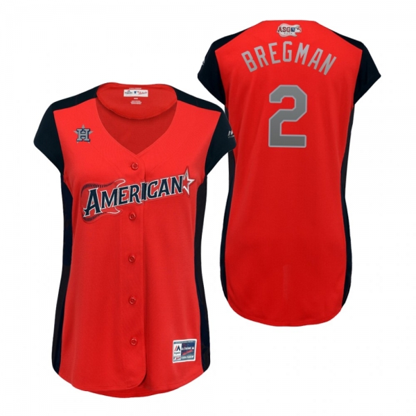 Women's American League Alex Bregman 2019 MLB All-Star Game Workout Jersey