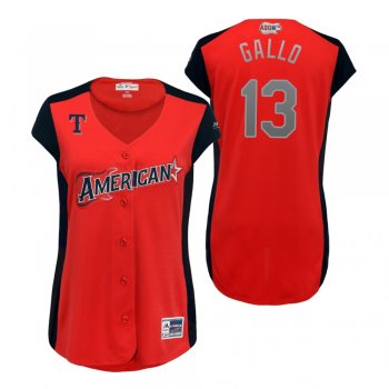 Women's American League Joey Gallo 2019 MLB All-Star Game Workout Jersey