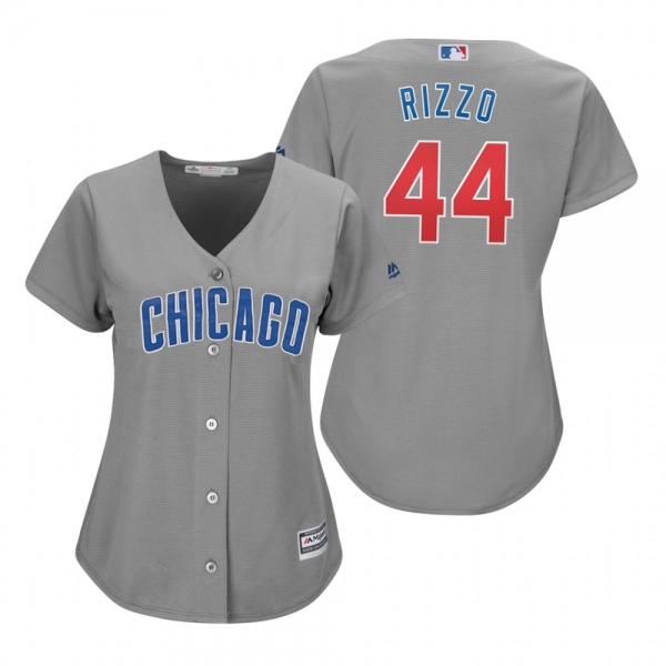 Anthony Rizzo Chicago Cubs Gray Cool Base Jersey