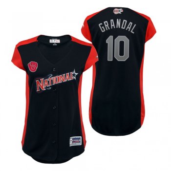 Women's National League Yasmani Grandal Navy 2019 MLB All-Star Game Workout Jersey