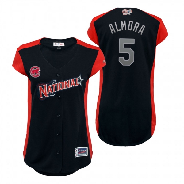 Women's National League Albert Almora Navy 2019 MLB All-Star Game Workout Jersey