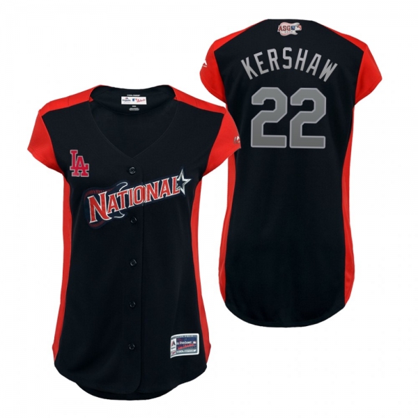 Women's National League Clayton Kershaw 2019 MLB All-Star Game Workout Jersey