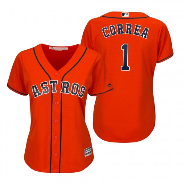 Carlos Correa Houston Astros Orange Cool Base Jersey