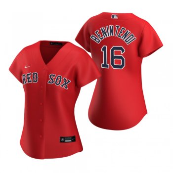 Women's Boston Red Sox Andrew Benintendi Nike Red 2020 Replica Alternate Jersey