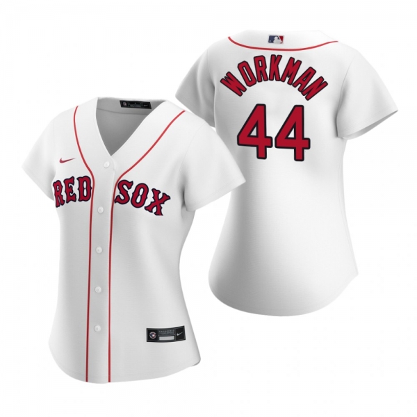 Women's Boston Red Sox Brandon Workman Nike White 2020 Replica Home Jersey