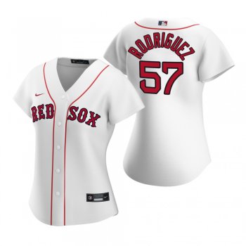 Women's Boston Red Sox Eduardo Rodriguez Nike White 2020 Replica Home Jersey